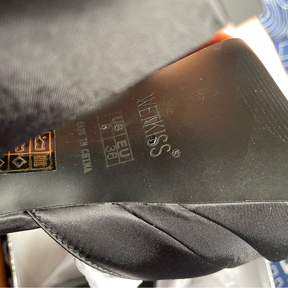 Platform satin heels - Picture 11 of 13